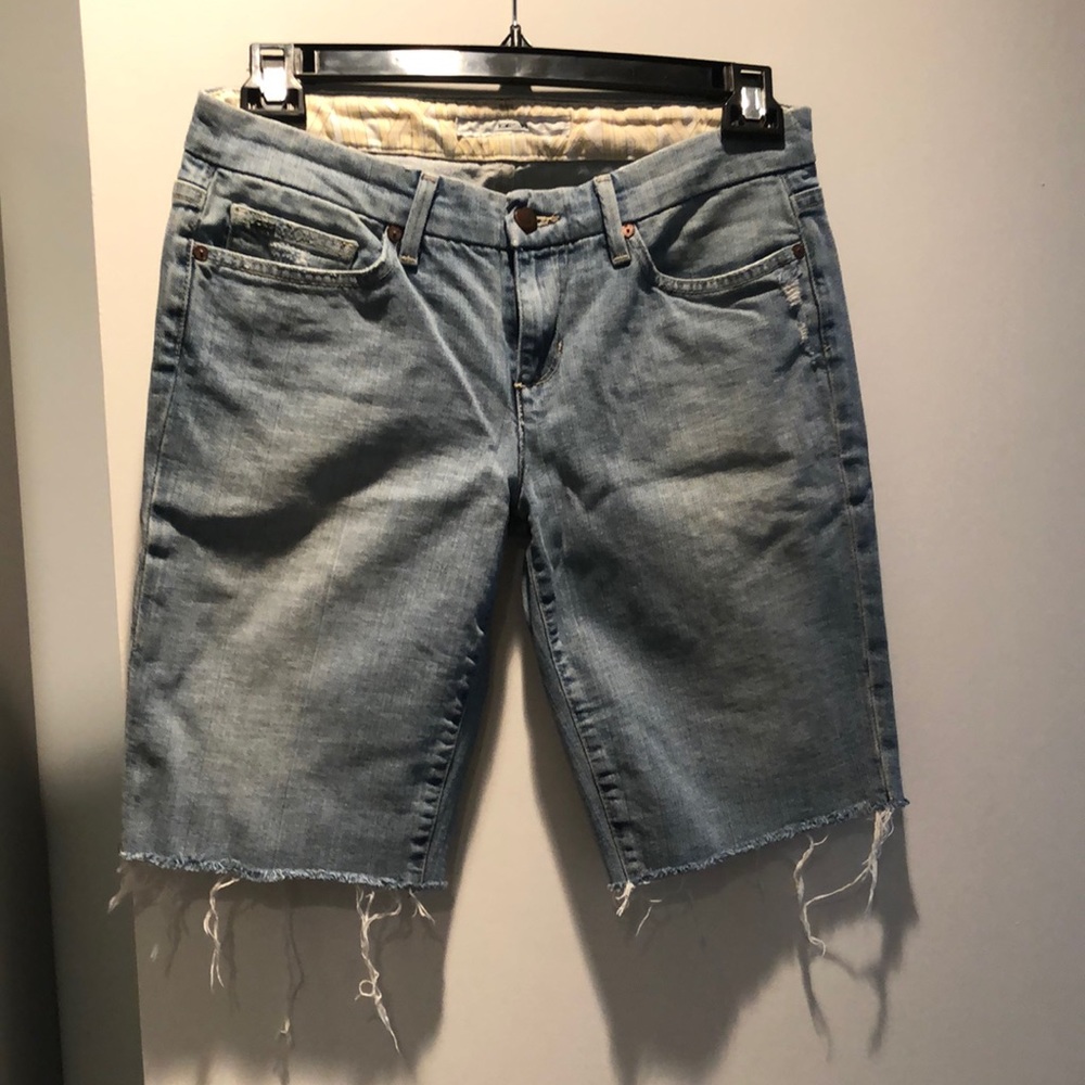 Joe’s ripped partially jeans